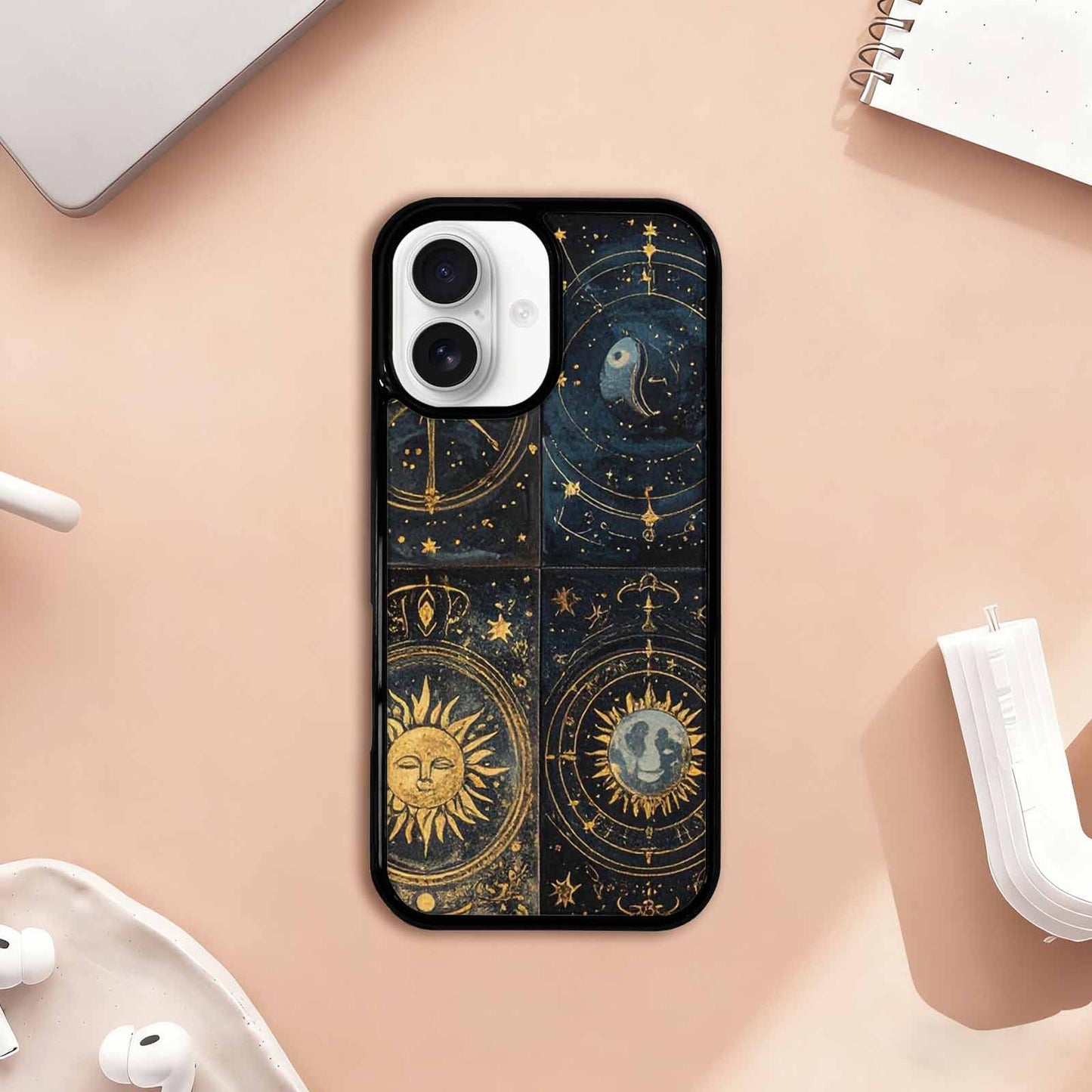 iPhone 17 Case — Small Zodiac Constellation Star Galaxy Space, Custom Printed Phone Case