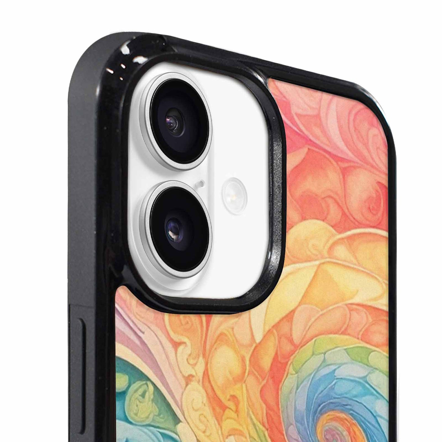 iPhone 17 Case — Tie Dye Swirls Tie Dye Tie, Custom Printed Phone Case