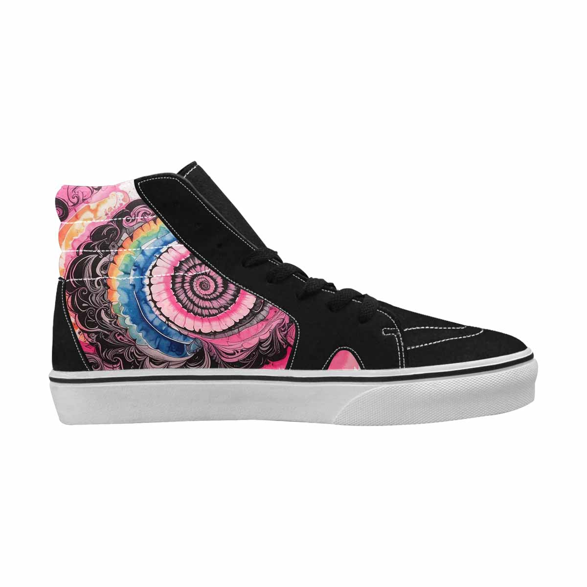 MEN'S Tie High Top Canvas Dreamlike Custom Shoes