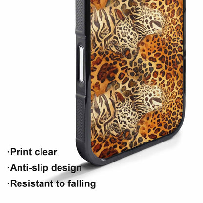 iPhone 17 Pro Max Case — Small Animal Print Pattern, Animal Print, Custom Art Phone Cover