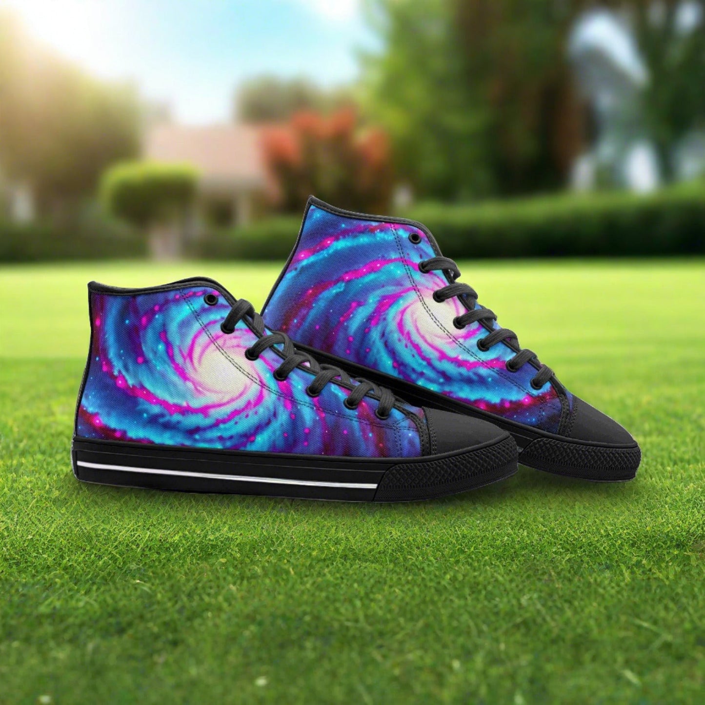 Koi Earthy Brown Vivid Bold Art - Freaky Shoes | Custom Art Sneakers