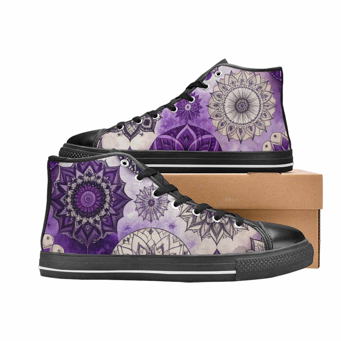 MEN'S Mandala High Top Canvas Y2K Sneakers
