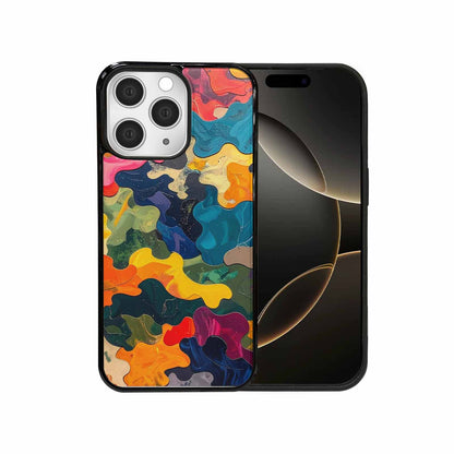 iPhone 15 Pro Max Case — Camo Patches Full Color Vibrant Camo, Personalized Phone Case