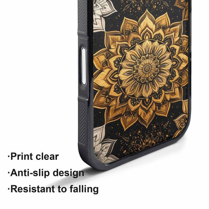 iPhone 17 Pro Max Case — Small Mandala Pattern, Randomly Floral, Customized Protective Case