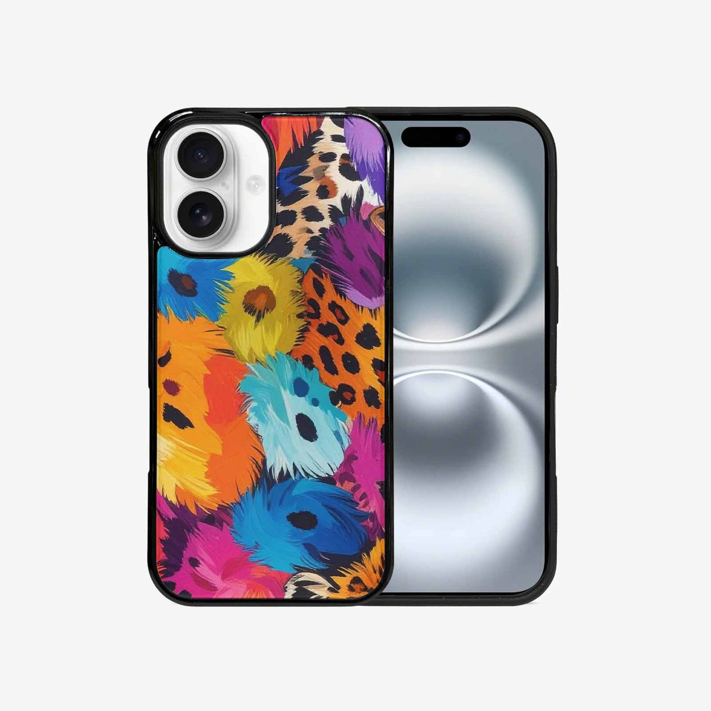 iPhone 16 Case — Full Color Vibrantanimal Print A, Personalized Phone Case