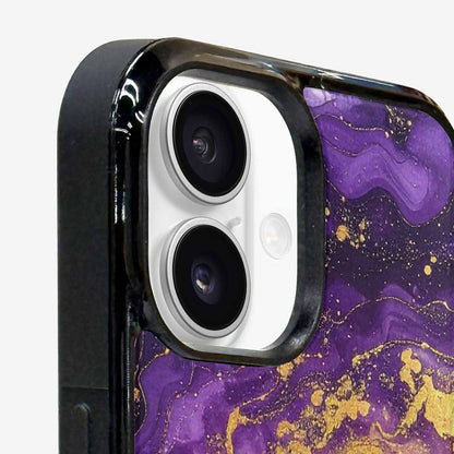 iPhone 16 Plus Case — Swirling Brushstroke Starry Night Texture Blended, Custom Phone Case