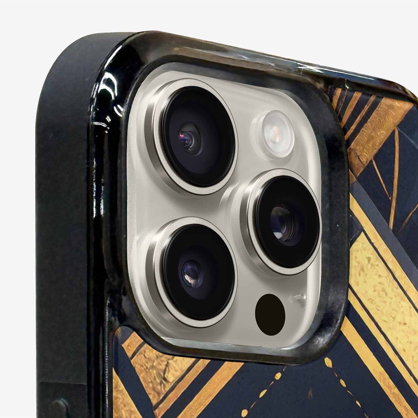iPhone 16 Pro Max Case — Art Deco Illustration Pattern, Custom Art Phone Cover