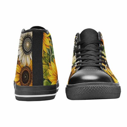 WOMEN'S Sunflower High Top Canvas Grunge Sneakers