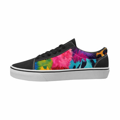 MEN'S Leopard Full Color Canvas Graphic Print Surreal Custom Print Sneakers