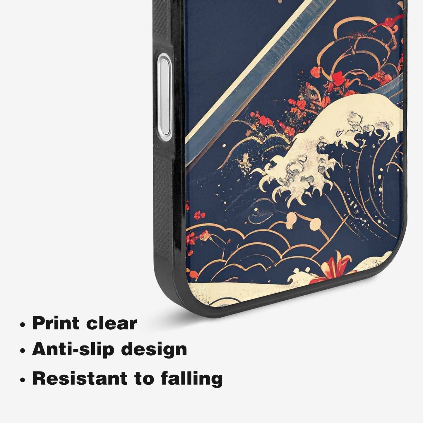 iPhone 16 Case — Samurai Art Repeat Pattern, Unique Phone Case Design