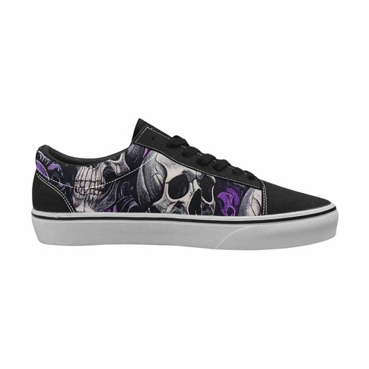 WOMEN'S Rainbow From Skull S Lace-Up Canvas Dreamcore Custom Shoes