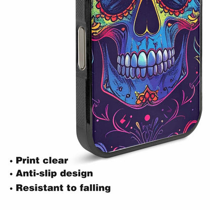 iPhone 15 Pro Max Case — Pride Flag Skulls Seamless Pattern Vibrant, Custom Phone Case