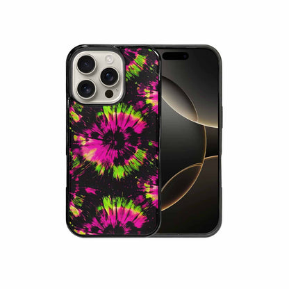 iPhone 16 Pro Case — Acid Wash Tie Dye Neon, Custom Designed Case Cover