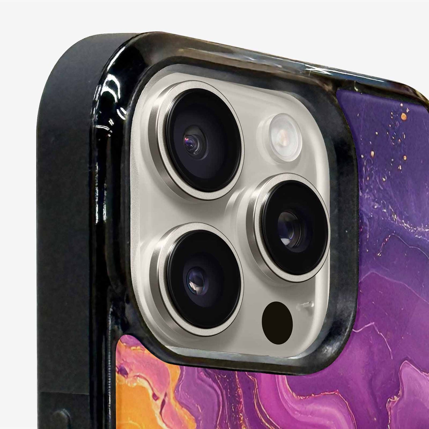 iPhone 15 Pro Max Case — Psychedelic Marble Tessellation, Original Design Phone Case