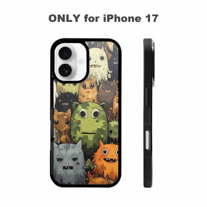 iPhone 17 Case — Monsters Camomonsters Pattern Camo, Customized Protective Case