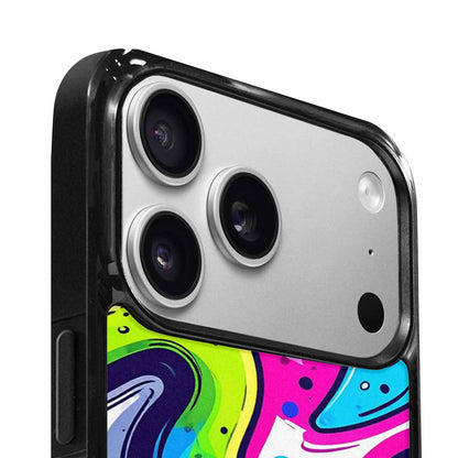 iPhone 17 Pro Max Case — Acid Wash Cartoon Tie Dye, Original Design Phone Case