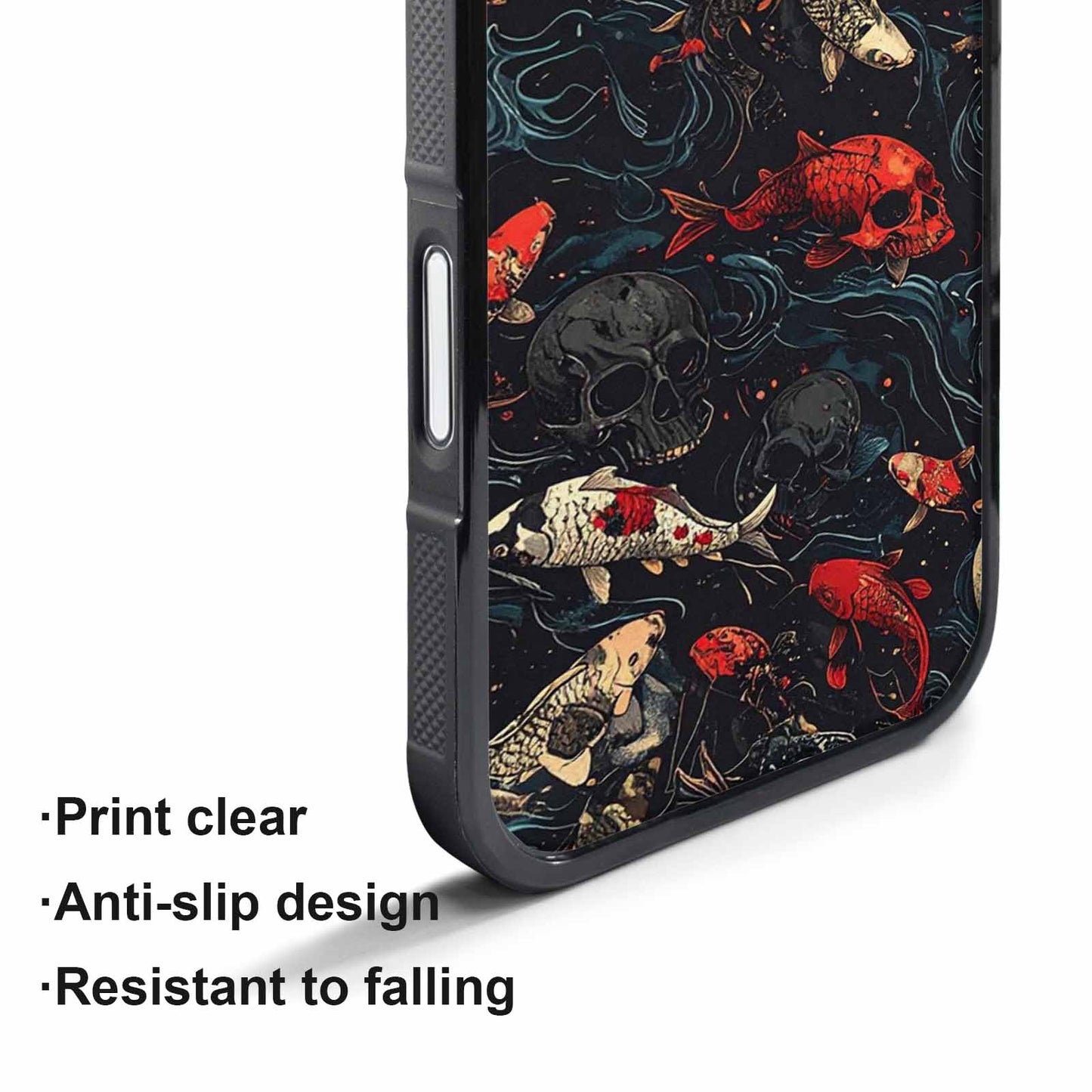 iPhone 17 Pro Case — Skull Dark Art Gothic Print Gothic, Personalized Phone Case
