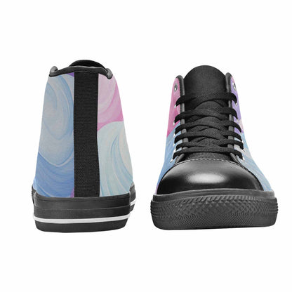 WOMEN'S Tie Dye - High Top Canvas Surreal Sneakers