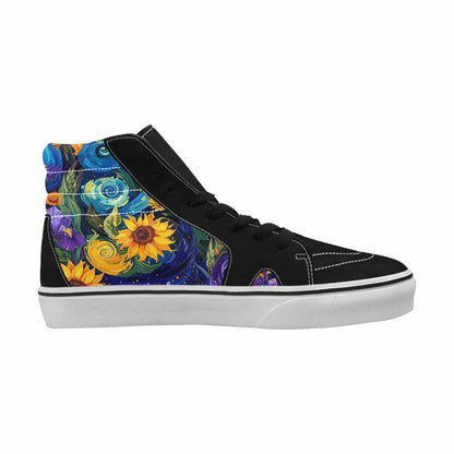MEN'S Blend All Versions High Top Canvas Neon Fantasy Sneakers