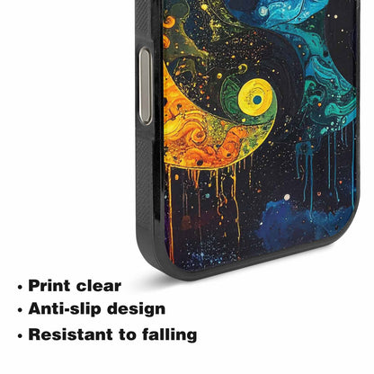 iPhone 16 Pro Case — Yin Yang Yin And Yang Symbol, Customized Protective Case