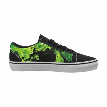 WOMEN'S Galaxy Nebula Lace-Up Canvas Wallpaper Art Custom Sneakers