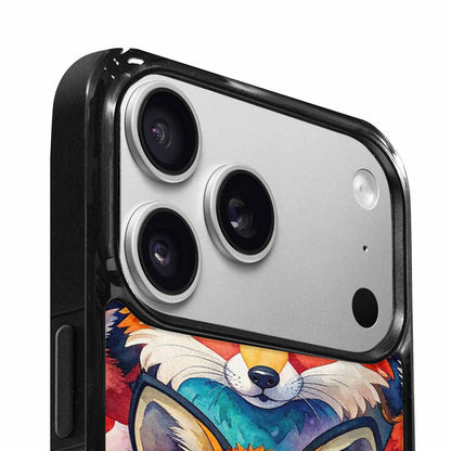 iPhone 17 Pro Max Case — Watercolor Kawaii Fox Watercolor Abstract, Customized Protective Case