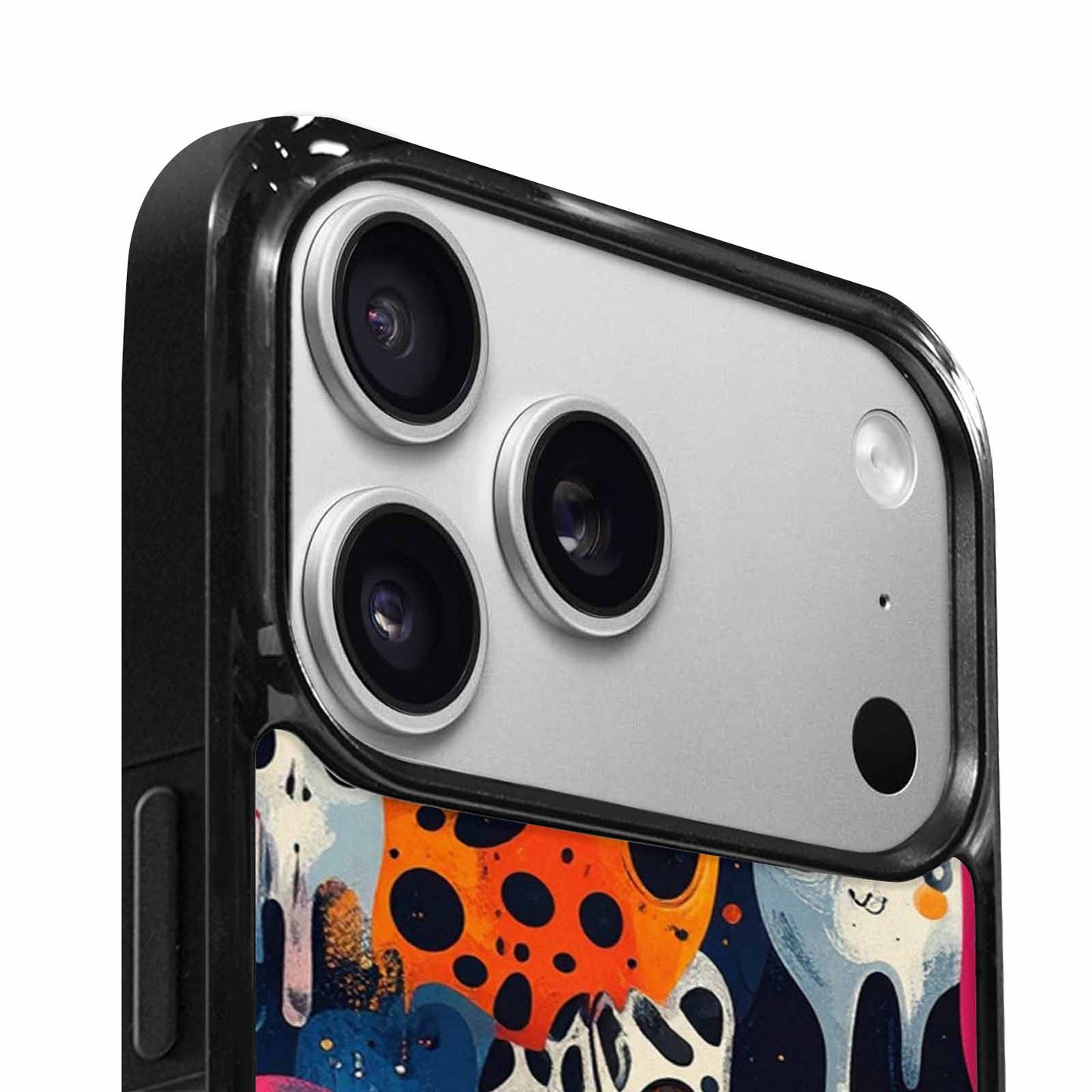 iPhone 17 Pro Case — Melting Aliens Pattern Hundreds Of Alien, Custom Printed Phone Case
