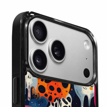 iPhone 17 Pro Case — Melting Aliens Pattern Hundreds Of Alien, Custom Printed Phone Case