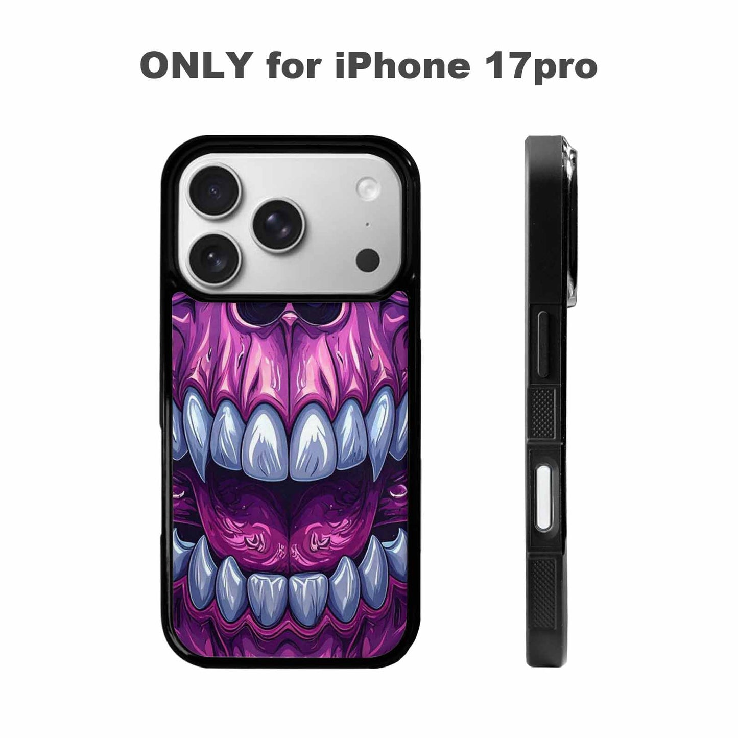 iPhone 17 Pro Case — Skull Dark Art Gothic Print Gothic, Custom Phone Case