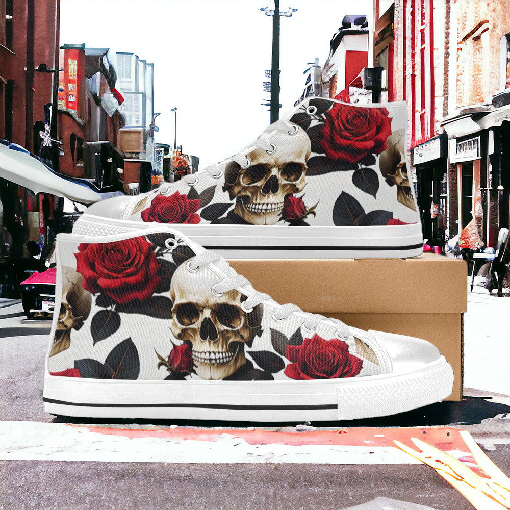 Skulls Roses Deluxe Men - Freaky Shoes®