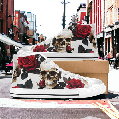 Monarch Magenta Gold Unique MEN Bold Art - Freaky Shoes | Custom Art Sneakers