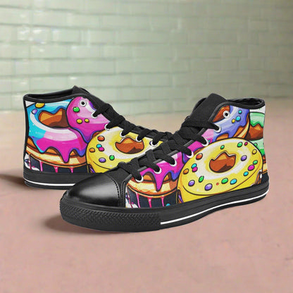 Wolf Neon Electric Unique Bold Art - Freaky Shoes