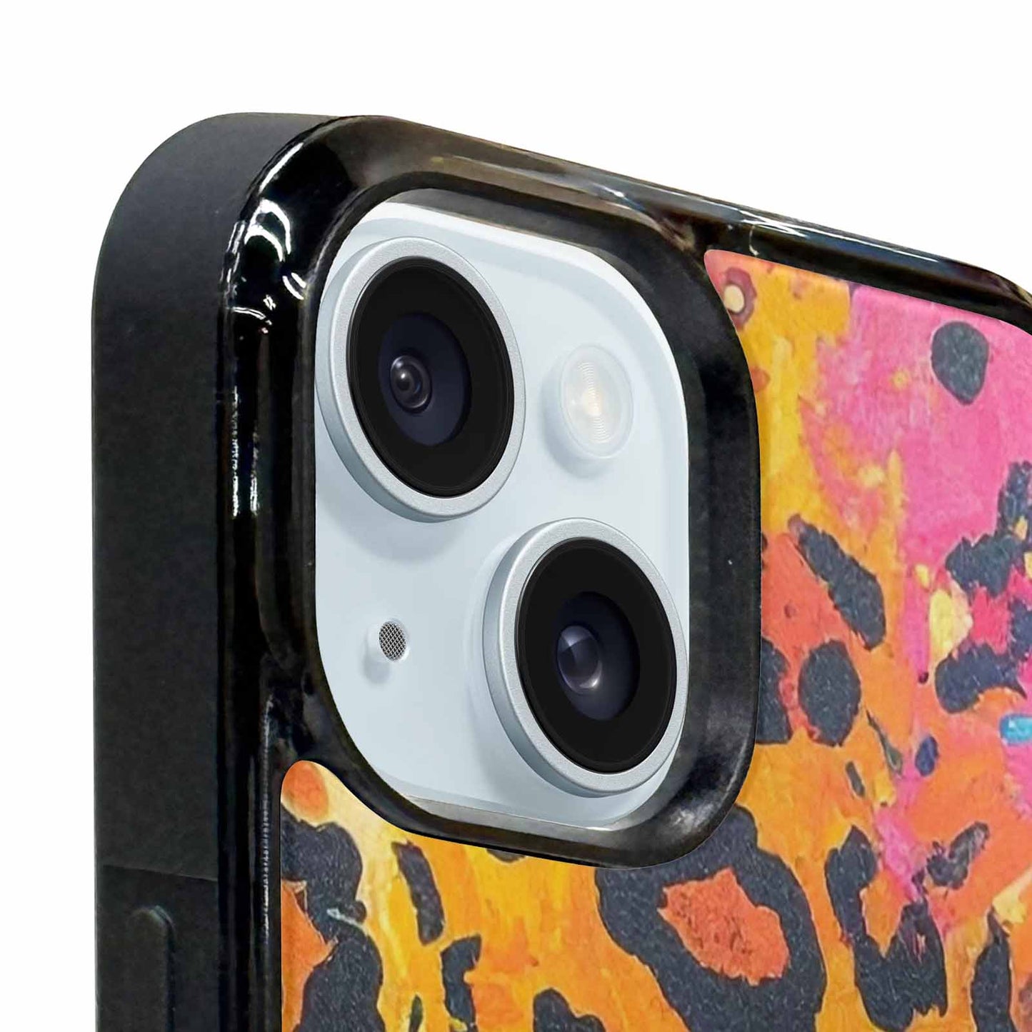 iPhone 15 Case — Full Color Vibrant Animal Print Animal, Custom Made Phone Cover
