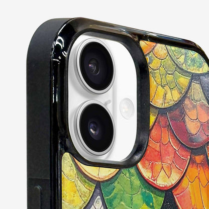 iPhone 16 Plus Case — Reptile Scale Full Color Vibrant Reptile, Original Design Phone Case