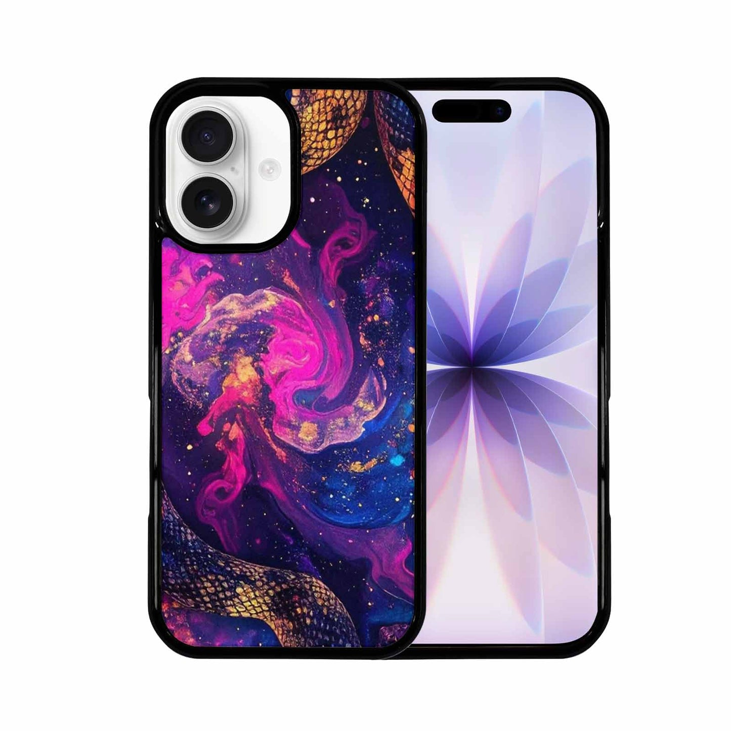iPhone 17 Case — Snake Print Galaxy Seamless Animal Print, Custom Made Phone Cover