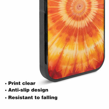 iPhone 15 Plus Case — Ombre Tie Dye Warm, Customized Protective Case