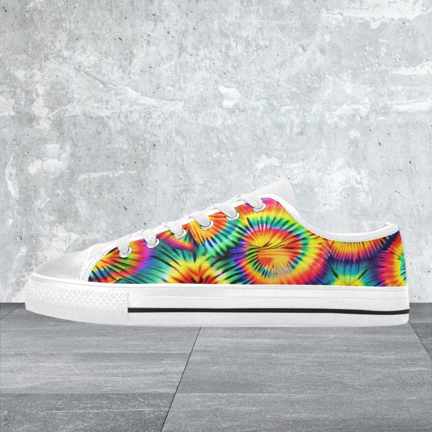 Peacock Neon Electric Wearable MEN Bold Art - Freaky Shoes | Custom Art Sneakers