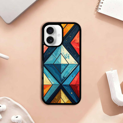 iPhone 17 Case — Vintage Summer Diamond Retro Vintage, Custom Print Case Cover