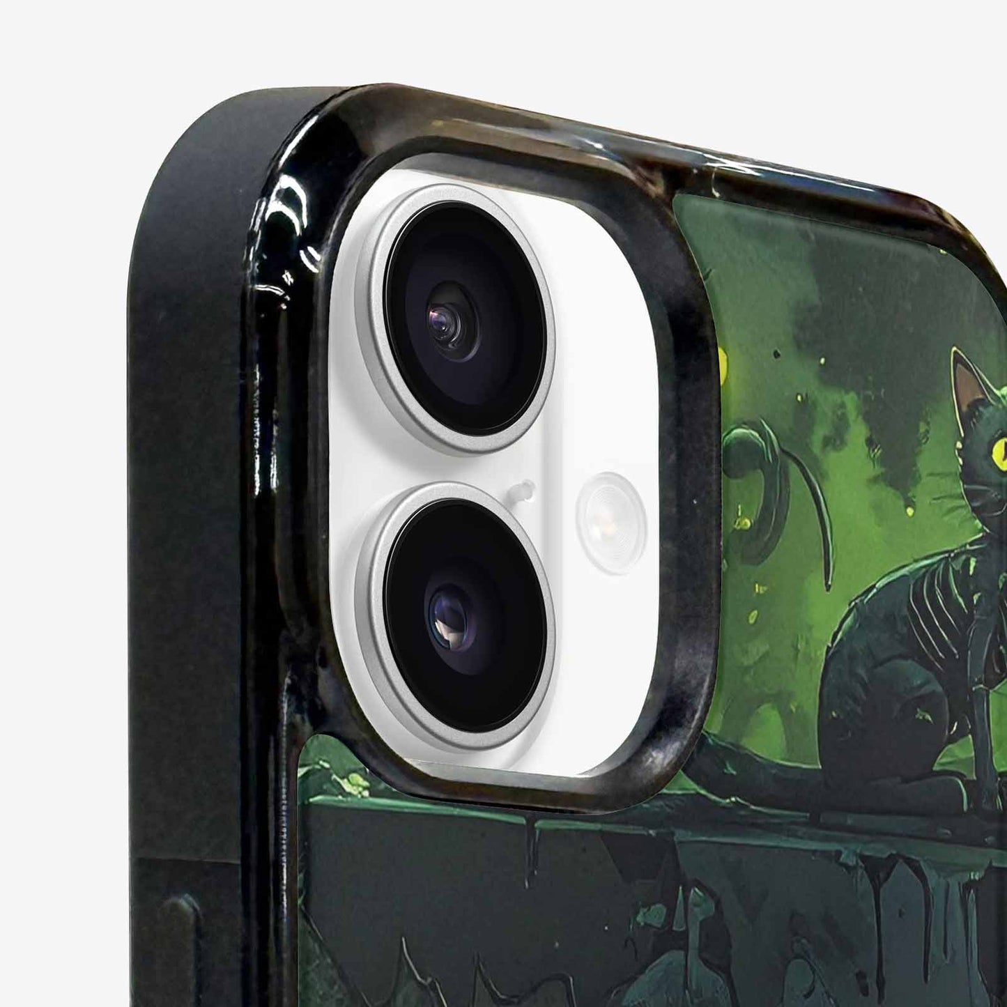 iPhone 16 Plus Case — Toxic Melting Skeleton Cats Small Toxic, Personalized Phone Case