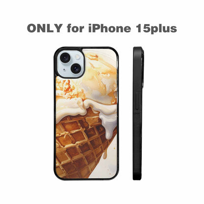 iPhone 15 Plus Case — Extreme Close Up Shot Only Drippig, Custom Designed Case Cover