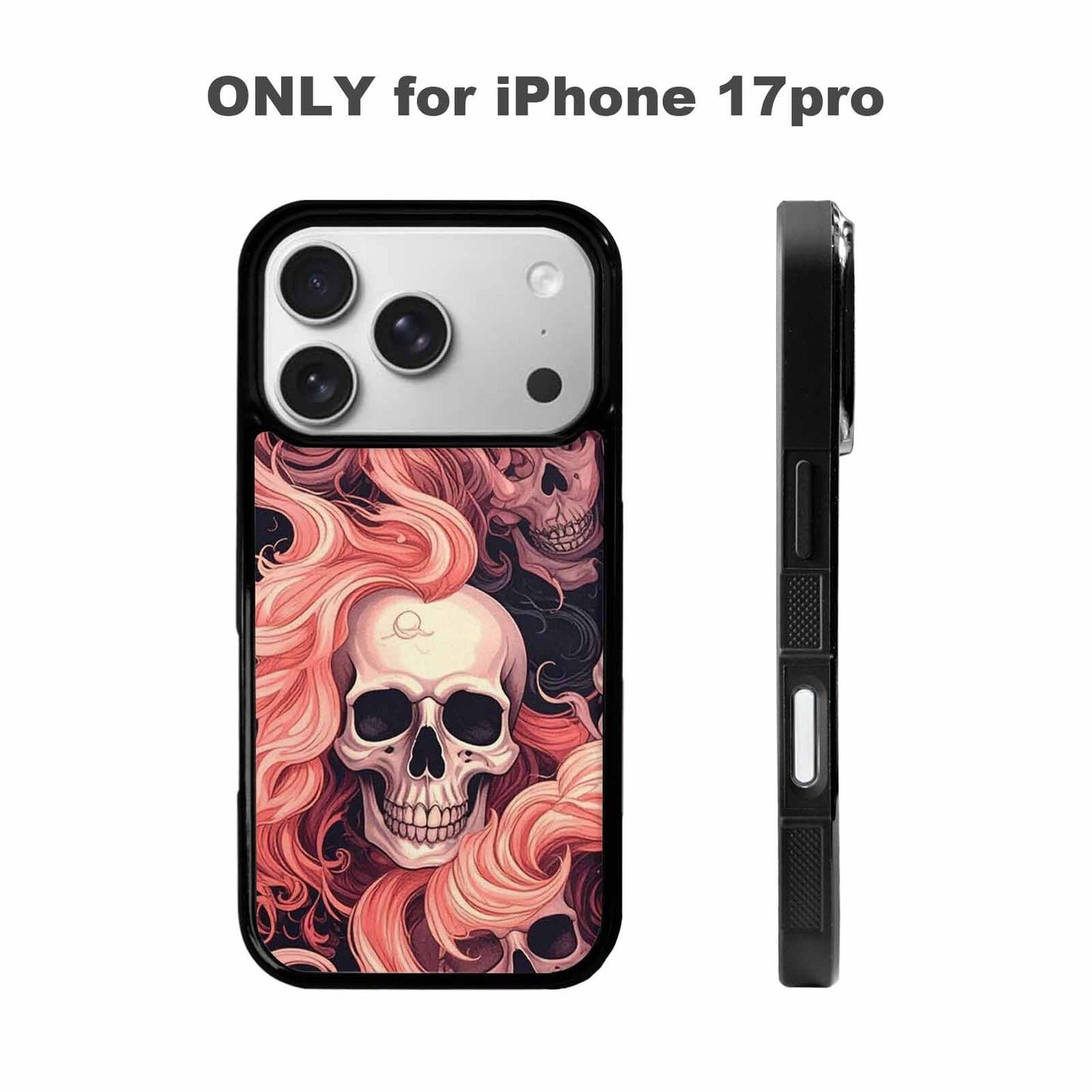 iPhone 17 Pro Case — Skull Dark Art Gothic Print Gothic, Original Design Phone Case