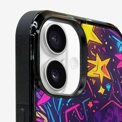 iPhone 16 Plus Case — 80s Retro Motif 80s Retro Motifs, Unique Phone Case Design