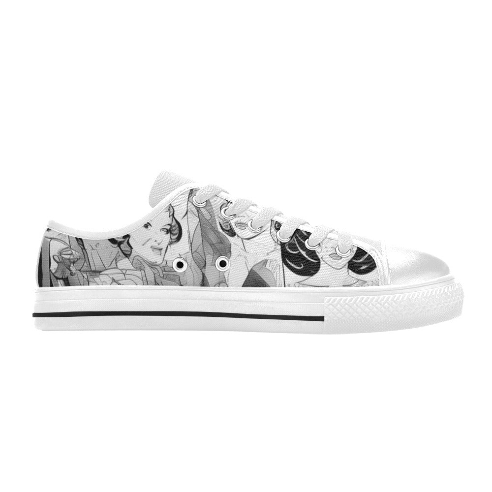 MEN'S Cc Pop Art 2 Canvas Vibrant Chaos Custom Shoes