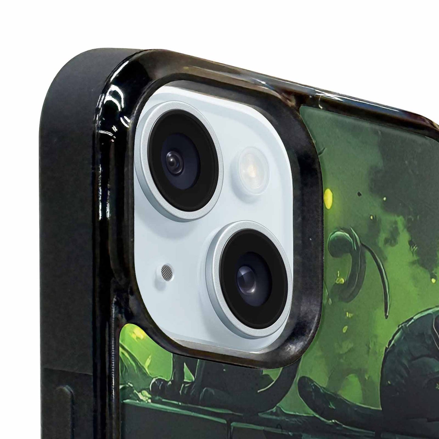 iPhone 15 Plus Case — Toxic Melting Skeleton Cats Small Toxic, Original Design Phone Case