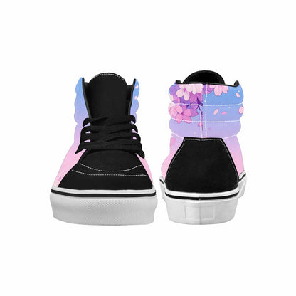 WOMEN'S Anime Cherry Blossom High Top Canvas Y2K Custom Sneakers