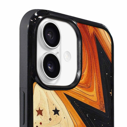 iPhone 17 Case — Foil Wood Grain Galaxy Space, Custom Print Case Cover