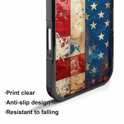 iPhone 17 Case — Small American Flag Stars Galaxy Space, Original Design Phone Case