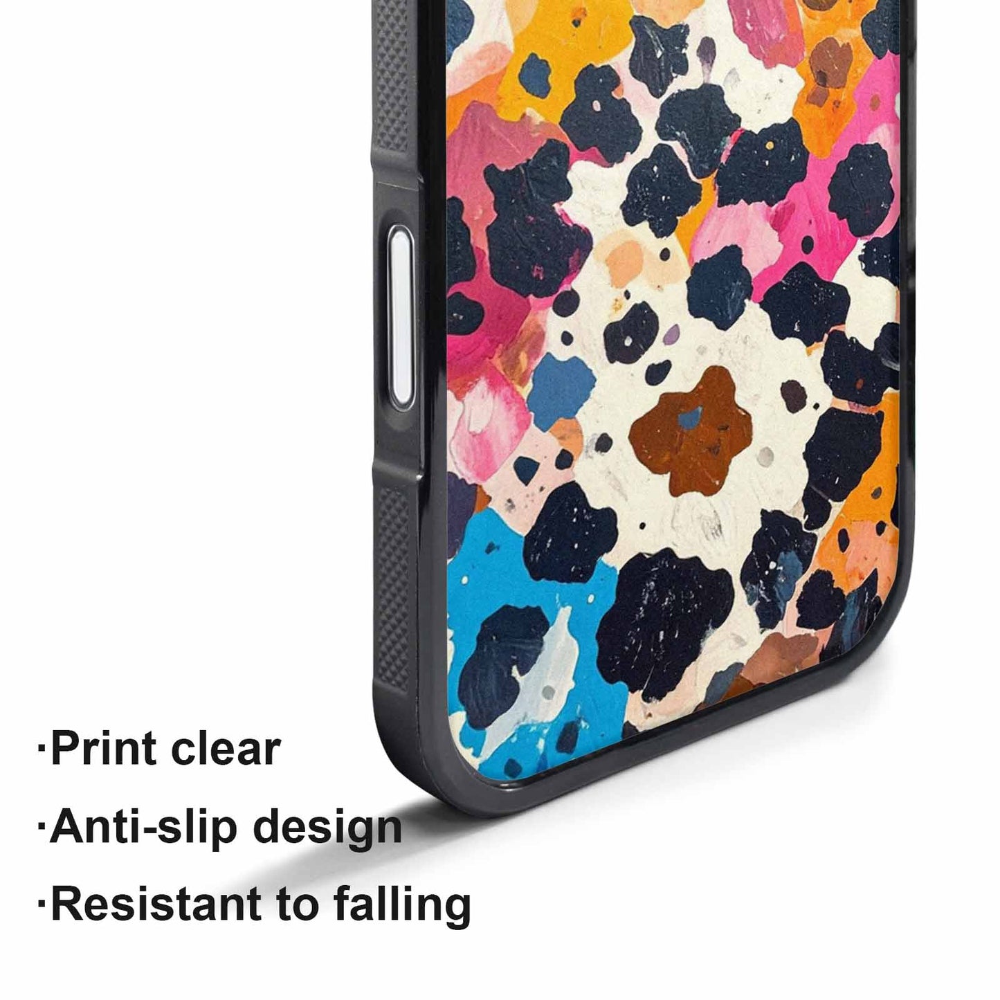 iPhone 17 Pro Max Case — Small Cow Animal Print Animal Print, Unique Phone Case Design