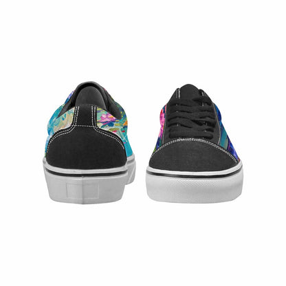 WOMEN'S Full Color Vibrant Monet Lace-Up Canvas Dreamcore Shoes