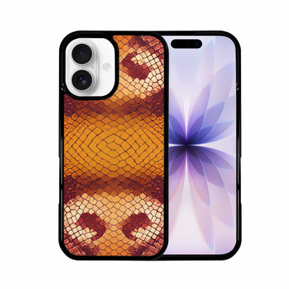 iPhone 17 Case — Snake Print Dark Seamless Animal Print, Custom Designed Case Cover